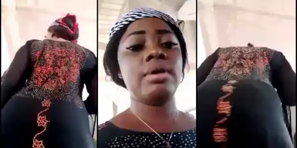 Nigerian lady with heavy backside videos herself twerking during praise and worship in church (Video)